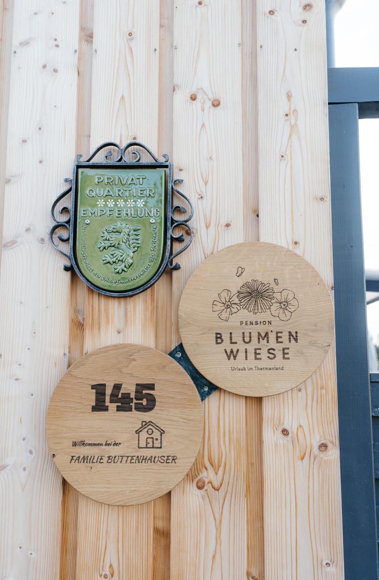 Pension Blumenwiese - Mitten Im Thermenland Burgau Exterior photo